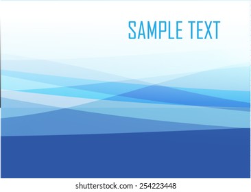 Blue abstract background