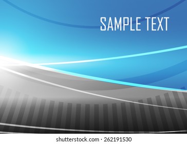 Blue abstract background