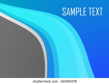 Blue abstract background