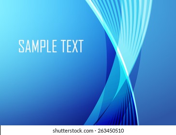 Blue abstract background