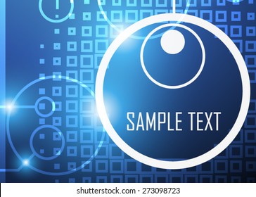 Blue abstract background