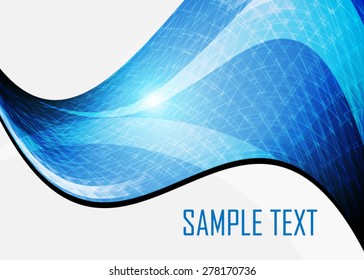 Blue abstract background