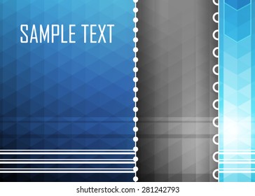 Blue abstract background
