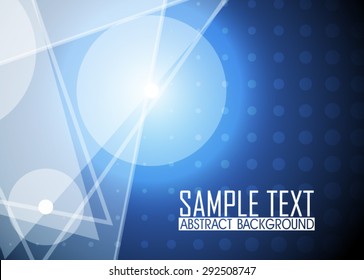 Blue abstract background 