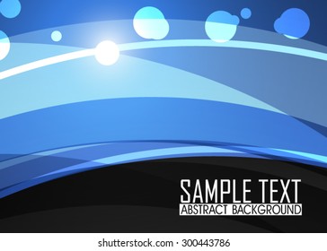 Blue abstract background