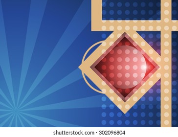 Blue abstract background