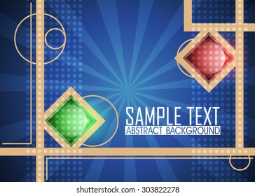 Blue abstract background