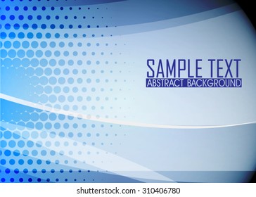 Blue abstract background