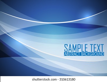 Blue abstract background