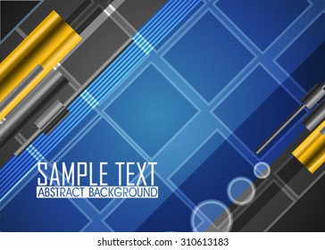 Blue abstract background