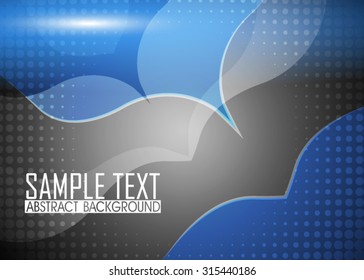 Blue abstract background
