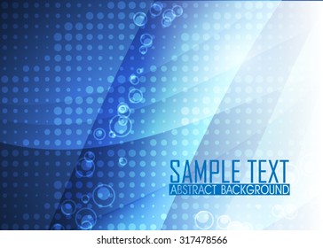 Blue abstract background