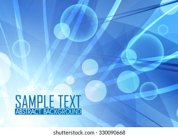 Blue abstract background