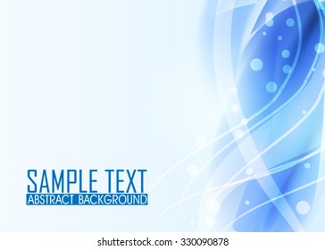 Blue abstract background