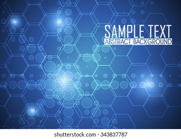 Blue abstract background