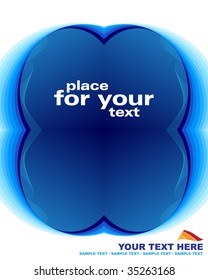 Fondo abstracto azul