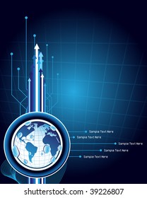 blauer abstrakter Hintergrund