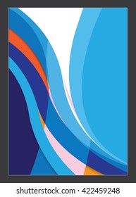 Blue abstract background