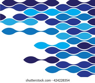 Blue abstract background