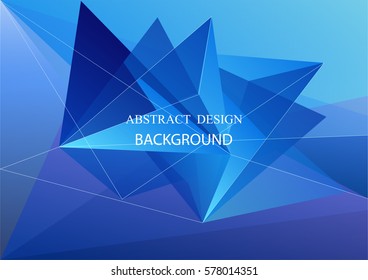 Blue abstract background