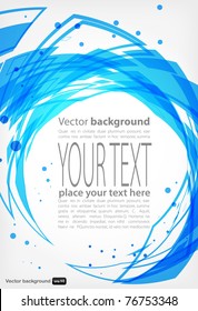 Blue abstract background.