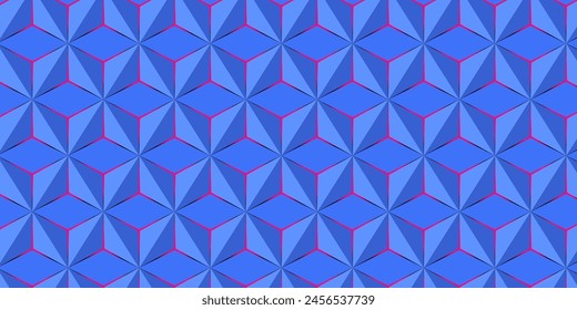Fondo abstracto azul. Ilustración 3D.