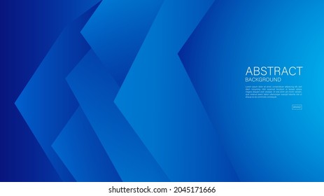 Fondo abstracto azul, líneas de flecha, vector geométrico, gráfico, plantilla digital de tecnología, diseño de portada, fondo, banner, fondo web, portada de libro, anuncio, fondo degradado azul.