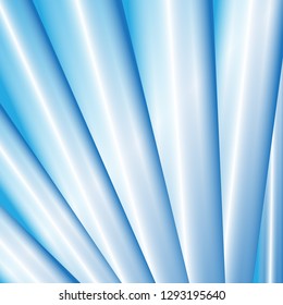 blue abstract background with ascending gradient rays, nice cover for template and layout