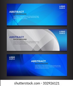 blue abstract background banner design vector illustration, roll up template, advertisement, display, flyer design, presentation, banner template, display, stand template