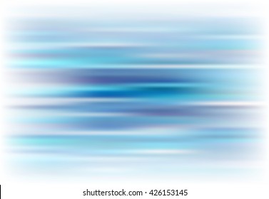 Blue abstract background. Beautiful backdrop for design banner, flyer, booklet, broadsheet, web. Vector illustration. Streaks, water, aqua, waves. Highlights on the edges