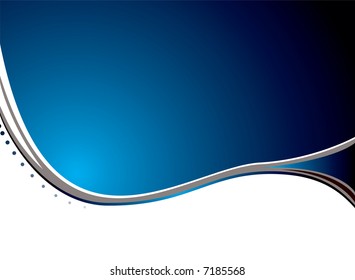 blue abstract background with blank areas for copy or images
