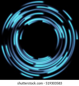 Blue abstract background with blurred magic neon light. EPS 10 vector file included