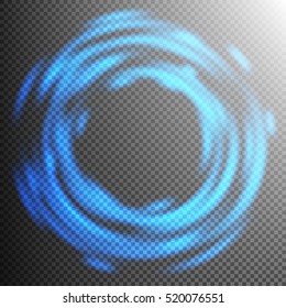 Blue abstract background with blurred magic neon light. EPS 10 vector file included