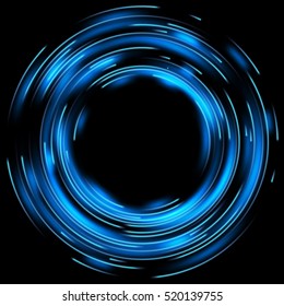 Blue abstract background with blurred magic neon light. EPS 10 vector file included