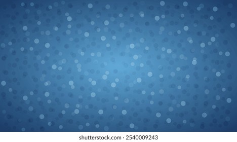 Fondo abstracto azul con efecto bokeh. Ilustración vectorial.