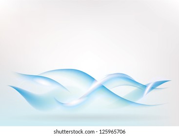 Blue abstract background. Border element. Vector
