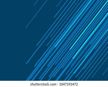 Blue abstract background with bright oblique lines. Corporate cover concept vector format.