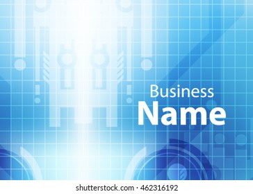 Blue abstract background for business card or banner