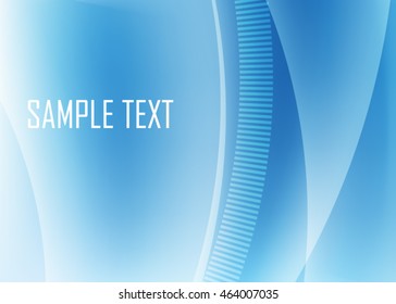 Blue abstract background for business card or banner