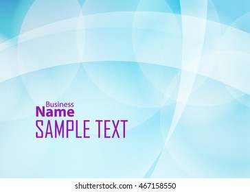 Blue abstract background for business card or banner