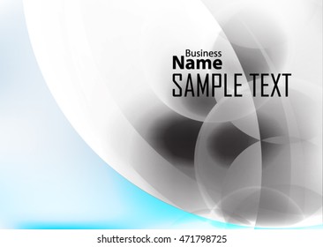 Blue abstract background for business card or banner