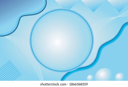 fondo abstracto azul con círculo en el centro