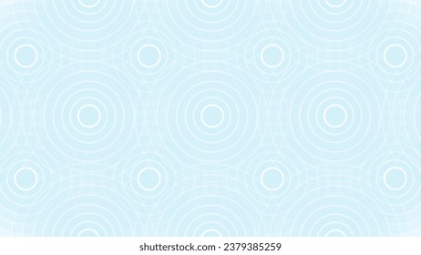 Blue abstract background with circles
