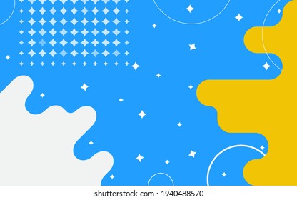 Blue abstract background with circles for stories, social networks. Vector Illustration. EPS10