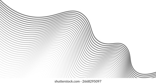 Fondo abstracto azul con líneas circulares, tecnología de Plantilla futurista. Ilustración vectorial