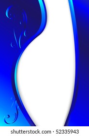 Blue Abstract background. Clip-art