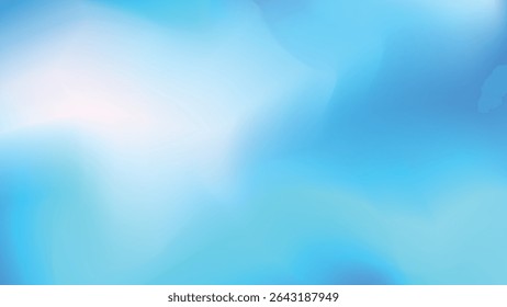 blue abstract background with cloud shape