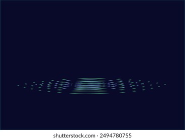 blue abstract background with colorful reflections, colorful and mysterious.