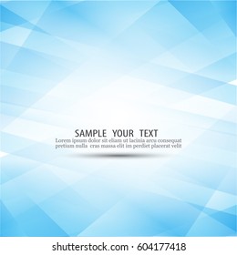 Blue abstract background composed of blue geometric shapes in different shades.