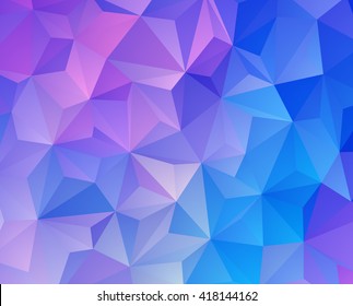 Blue Abstract Background consisting of hexagon for your design